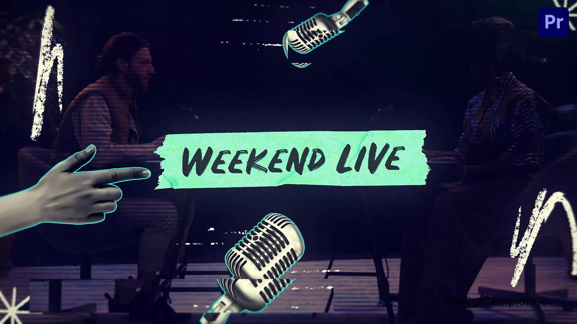 Weekend Live Podcast Video Template